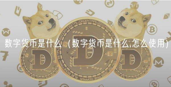 数字货币是什么（数字货币是什么,怎么使用）-第1张图片-交易所